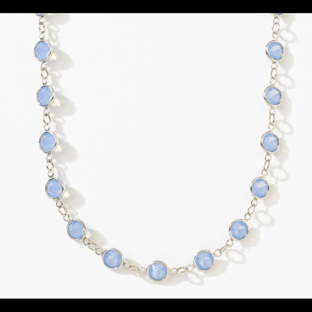 Touchstone Crystal by Swarovski Air Blue Chanelle Necklace